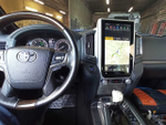 Магнитола для Toyota Land Cruiser 200 2015-2021 (с JBL и 360) - Kuberg ZF-1807H-GE "Тесла-Стиль" монитор 13.6" на Android 13, 8/128 ГБ, Carplay, 4G SIM-слот