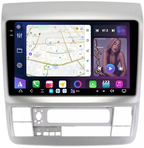 Магнитола для Toyota Alphard 1 H10 2005-2008 - FarCar GX9-9575 монитор 9.5" 2K QLED на Android 14, TS20, 6+128Гб, CarPlay, 4G SIM-слот