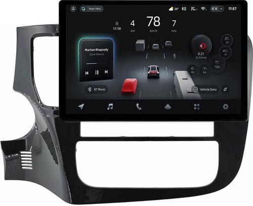 Магнитола для Mitsubishi Outlander 3 2012-2022 (левый руль, рамка 9) - Teyes CC4-PRO монитор 13" 2K QLED на Android 13, Snapdragon 778G, ИИ, CarPlay, DSP, 4G SIM-слот