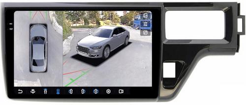 Магнитола для Honda Stepwgn 5 2015-2021 - FarCar BX10-360-9516 монитор 10.36" 2K QLED на Android 13, 6Гб+128Гб, CarPlay, 4G SIM-слот, 4 камеры в комплекте