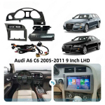 Магнитола для Audi A6 2004-2008 - Kuberg SF-9612 (рамка 9") QLed+2K, Android 13, UIS7870 (DUDU7), CarPlay, SIM-слот