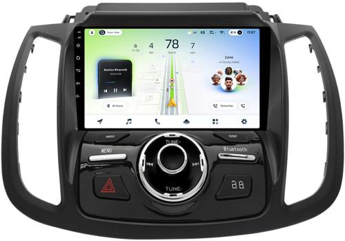 Магнитола для Ford Kuga 2 2017-2019 (SYNC 3, рамка с кнопками тип 2) - Teyes CC4L монитор 9" IPS на Android 14, Snapdragon 662, CarPlay, 4G SIM-слот