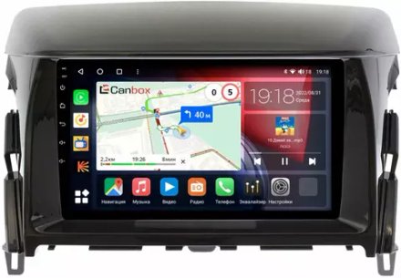 Магнитола для Mitsubishi Eclipse Cross (взамен 206х105мм ШГУ под козырьком) - Canbox 9-089 Qled, Android 10, ТОП процессор, SIM-слот