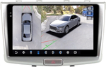Магнитола для Haval H6 2014+ - FarCar BX10-360-9504 монитор 10.36" 2K QLED на Android 13, 6Гб+128Гб, CarPlay, 4G SIM-слот, 4 камеры в комплекте