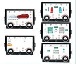 Сенсорная панель климата Range Rover Sport 2013-2017 - LCD/ЖК экран 10" без отверстия под CD