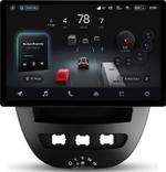 Магнитола для Citroen C1, Peugeot 107, Toyota Aygo - Teyes CC4-PRO монитор 13" 2K QLED на Android 13, Быстрейшая, Snapdragon 778G, ИИ, CarPlay, DSP, 4G SIM-слот