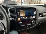 Магнитола для Mitsubishi Outlander 3 2012-2024 (овальный климат, Китай) - Teyes CC3-2K монитор 9.5" 2K QLED на Android 10, Быстрая, CarPlay, 4G SIM-слот