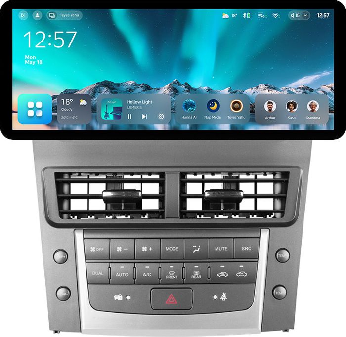 Магнитола для Lexus GS 300, 350, 450h 2005-2011 (ШГУ цветной) - Teyes CC4 монитор 12.3" 2K QLED + рамка LUX, Android 14, Быстрейшая, Snapdragon 680, DSP, CarPlay, 4G SIM-слот