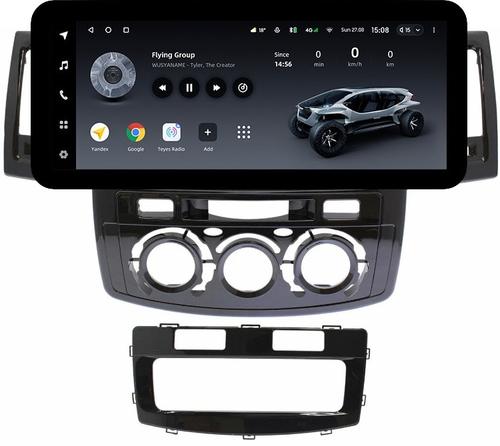 Магнитола для Toyota HiLux 7 2011-2015 - Teyes LUX ONE ROUND монитор 12.3" 2K QLED на Android 10, Быстрая, CarPlay, 4G SIM-слот