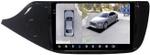 Магнитола для KIA Ceed 2 JD 2012-2018 (рамка глянцевая) - FarCar BX216M-360 монитор 9.5" 2K QLED на Android 13, Быстрая, CarPlay, 4G SIM-слот, 4 камеры в комплекте