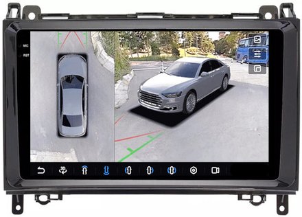 Магнитола для Mercedes-Benz Viano/Vito W639, Vito W447, A класс W169, B класс W245, Sprinter W906, VW Crafter - FarCar BX068M-360 на Android 13, QLED+2K, TS10, 6Гб+128Гб, CarPlay, 4G SIM-слот