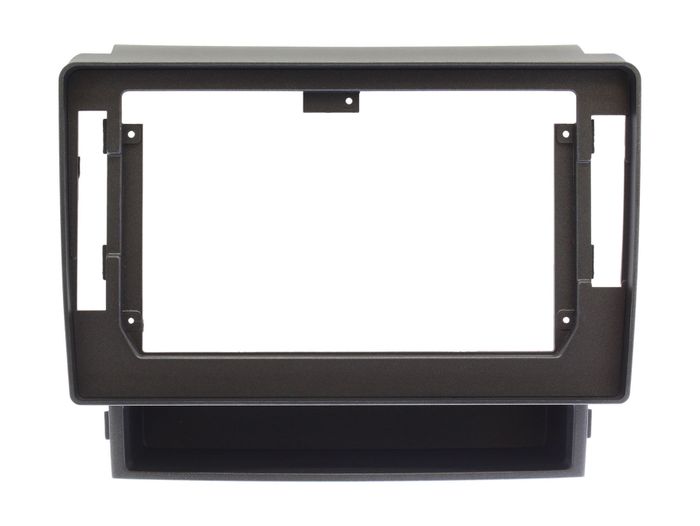 Комплект рамки с разъёмами 10" Toyota Alphard H20, Vellfire 2008-2014 (с JBL, без камер)накладка черная