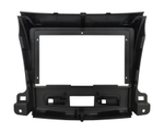 Комплект рамки с разъёмами 9"+can Mitsubishi Outlander XL, Peugeot 4007, Citroen C-crosser под рокфорд (перфорированная)