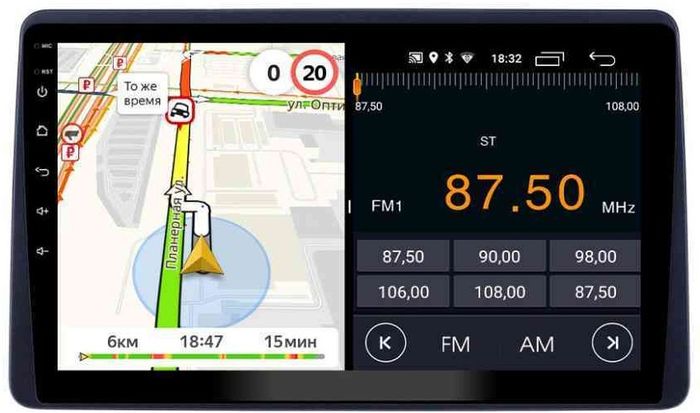 Магнитола для Renault Arkana 2019+, Duster 2020+ - Parafar PF163RNF на Android 13, 8-ядер, 2Гб+32Гб, CarPlay, 4G SIM-слот