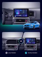 Магнитола для Volvo S60 2 Y20 2010-2018 - FarCar S280 монитор 9.5" IPS на Android 13, CarPlay