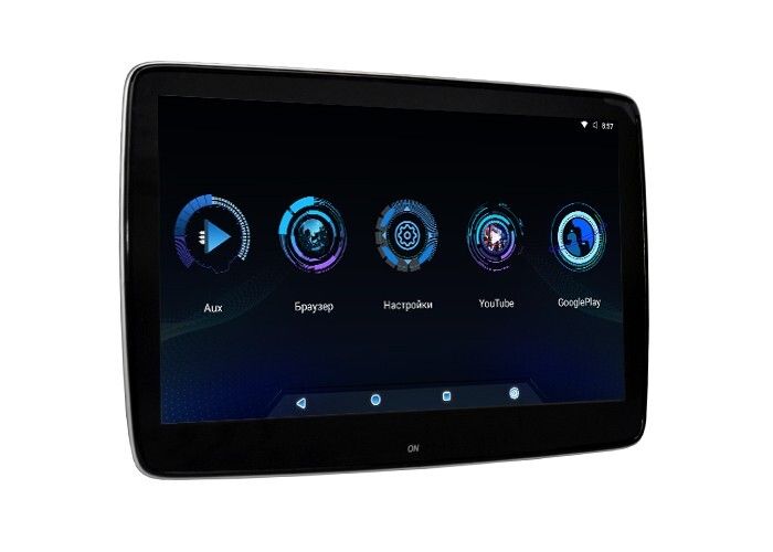 Монитор на подголовник - ERGO ER11UA с экраном 11” (IPS сенсорный 1920х1080) черный