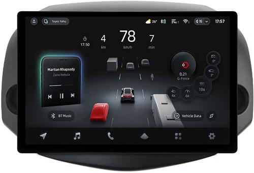 Магнитола для Toyota RAV4 3 2005-2012, Vanguard (рамка 10) - Teyes CC4-PRO монитор 13" 2K QLED на Android 13, Snapdragon 778G, ИИ, CarPlay, DSP, 4G SIM-слот