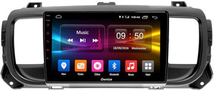 Магнитола для Peugeot Traveller/Expert, Citroen SpaceTourer/Jumpy, Opel Zafira Life/Vivaro - Kuberg OL-9934 QLed, Android 12, TS10, CarPlay, 4G SIM-слот