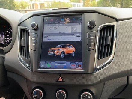 Магнитола для Hyundai Creta 1 2016-2021 - Kuberg FC-1105-32-DSP вертикальный экран 10.4" в стиле "Тесла" на Android 9, 4ГБ-32ГБ