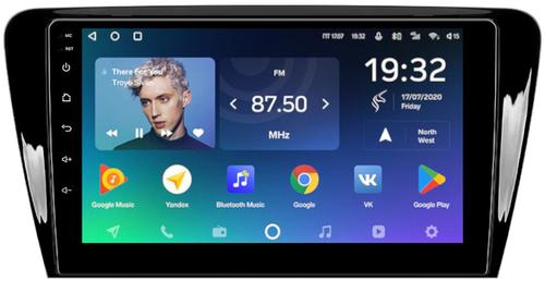 Магнитола для Skoda Octavia A7 2013-2020 (блок в бардачке) - Teyes CC2 PLUS монитор 10.1" QLED, Android 10, Быстрая, SIM-слот
