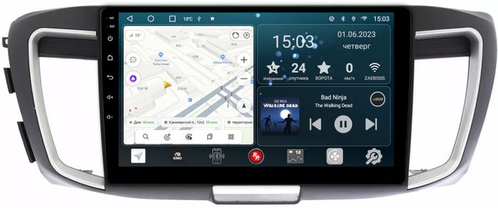Магнитола для Honda Accord 9 2013-2015 (CR2) - Redpower 690 Android 10, ТОП процессор, 6Гб+128Гб, CarPlay, SIM-слот