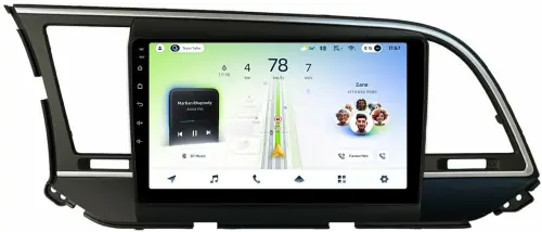 Магнитола для Hyundai Elantra 6 2016-2018 (штатная КЗВ, рамка тип 1) - Teyes CC4L монитор 9" IPS на Android 14, Snapdragon 662, CarPlay, 4G SIM-слот