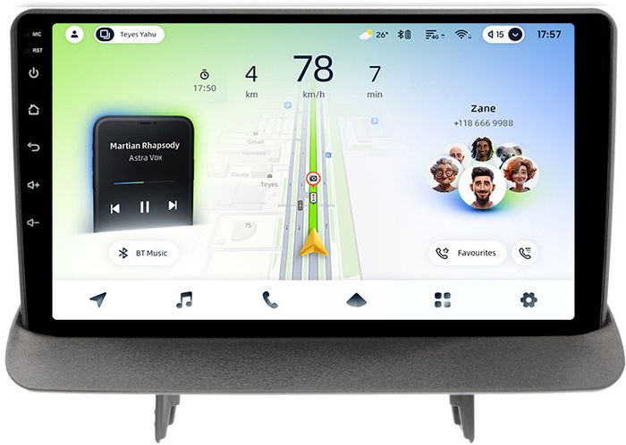 Магнитола для Opel Mokka 2012-2016 (рамка тип 2) - Teyes CC4L-DTS монитор 9" IPS на Android 14, Быстрая, Snapdragon 662, CarPlay, 4G SIM-слот