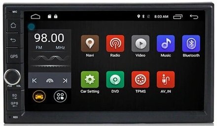 2DIN магнитола (экран 7") - Airok RX-1007D Android 13, ТОП процессор, 8/128, SIM-слот